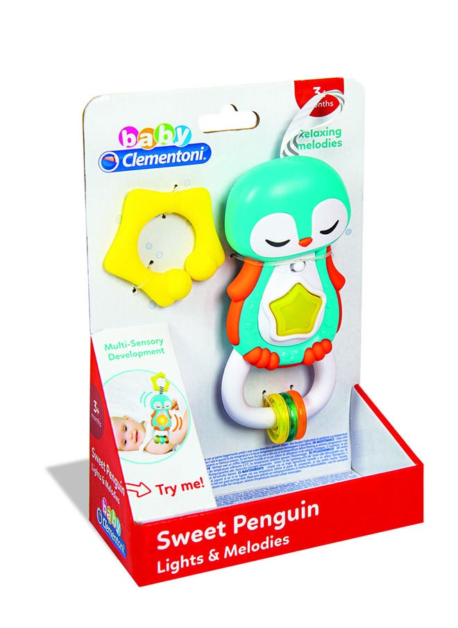 Clementoni Sweet Penguin With Melodiesandlights - For Age 3+ Months  - Image 1