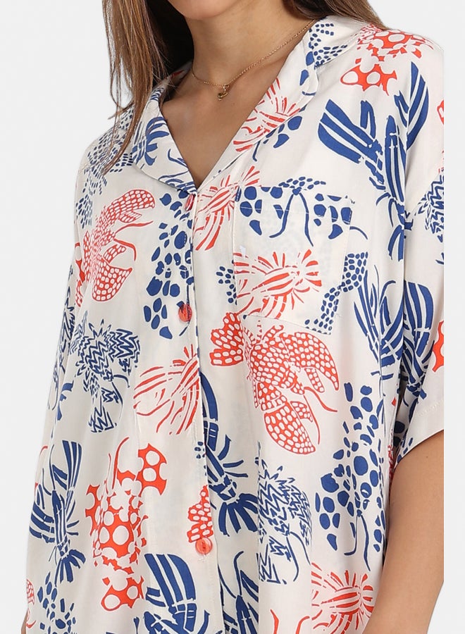 Carina Short Sleeve Printed Pyjama Set - Image 4