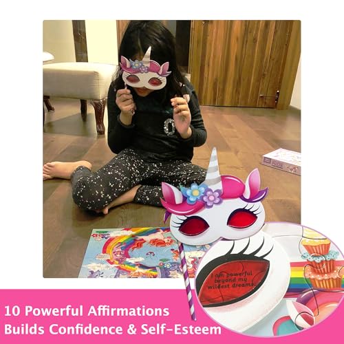 Chalk and Chuckles I Love Unicorns 100 Piece Jigsaw Puzzle, Secret Message Puzzle for Kids Age 5+, Birthday Gifts for Girls and Boys 6, 7 8, 9 Years Old - Image 2