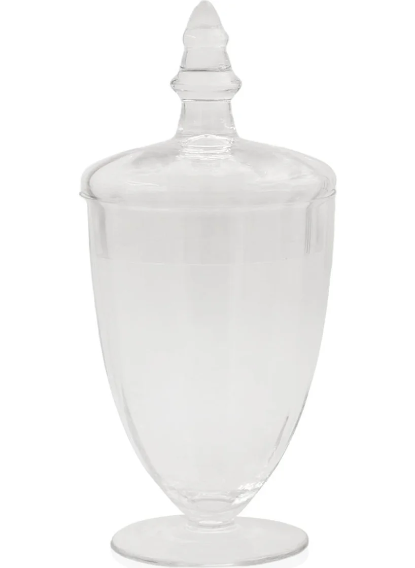 The Mia Footed Glass Storage Container 23 cm