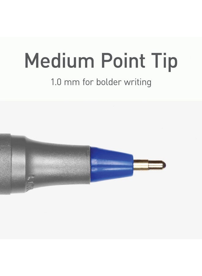 لينك قلم حبر جاف Pentonic Premium بقطر 1.0 مم متوسط الرأس، 10 قطع، ألوان متنوعة | قلم حبر متوسط الرأس، ملمس Featherlite، تقنية تدفق الحبر السهل، لمسة نهائية غير لامعة أنيقة - Image 4