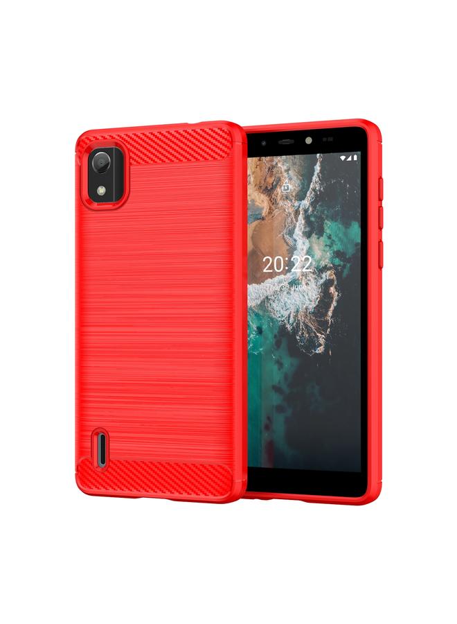 اس-توب جراب لهاتف Nokia C2 الإصدار الثاني مصنوع من ألياف الكربون المصقولة ومصنوع من مادة TPU - Image 1