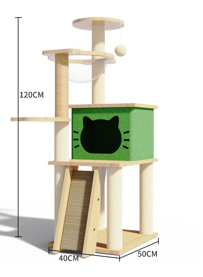 KLNAMAEAAN Cat Tree Tower Scratching Post Scratcher Cats Condo House Bed Furniture - Image 3
