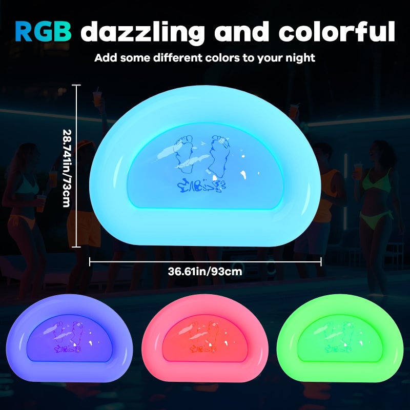 CACSPS Inflatable Pool Foot Bath Basin, Foot Soaking Bath Basin Pool Foot Wash Basin for Above Ground Swimming Pools, Swimming Pool Clean Feet, Home Spa Treatment - Image 4