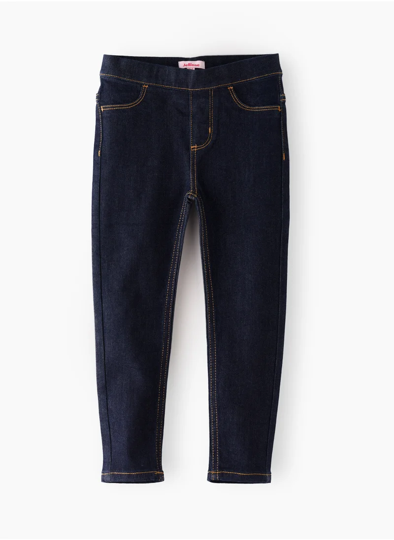 Jelliene Denim Fun & Flexibility: Girls Stretchy Jeggings All-Day Comfort & Stylish Appeal