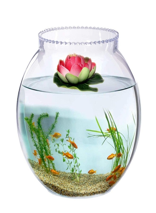 AYUTAS Mini Fish Bowl, 3 Layer Lucky Bamboo Plant Pot, Flower Vase for Gifts, Bedroom, Office, Table & Home Decoration - Pack of 1 Piece, 6 Inches - Image 3