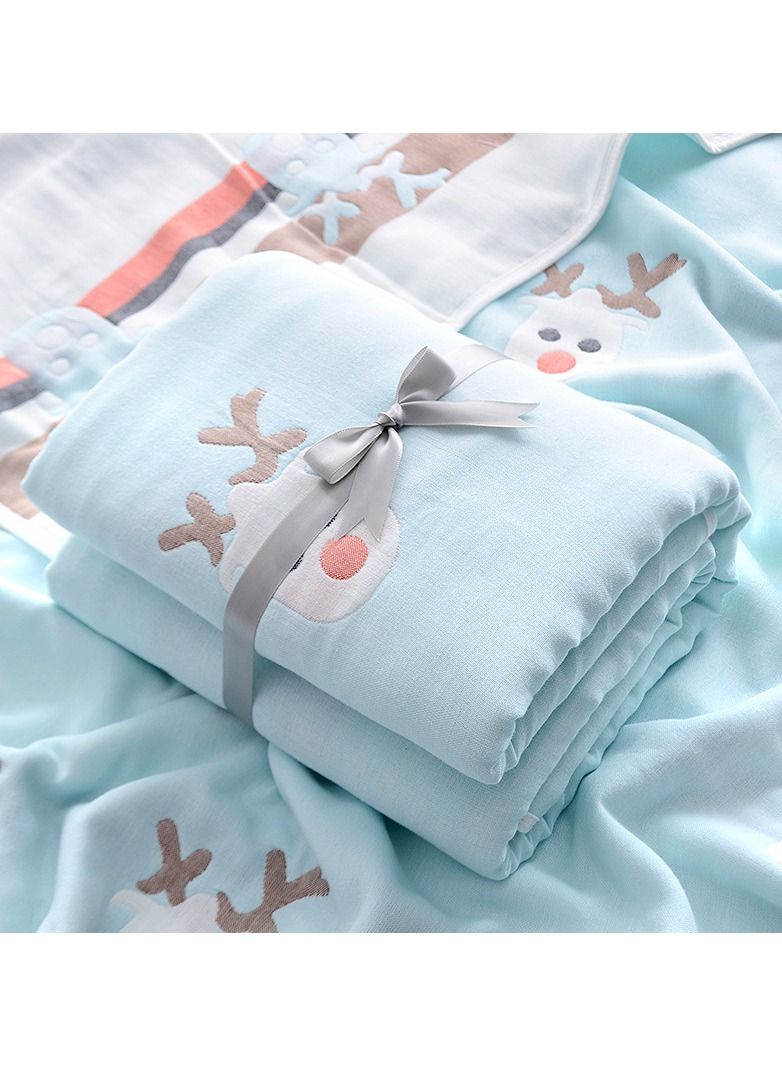Pure Cotton Cartoon Printed Bath Towels