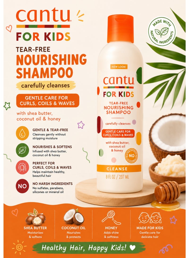 Cantu Nourishing Shampoo for Kids - 237 ml - Image 4