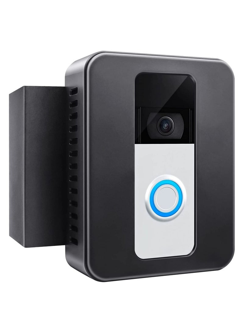 Anti-Theft Video Doorbell Door Mount, for Ring Doorbell Mount for Apartment, Doorbell No-Drill Mount Fit for Most Video Doorbell, Ring Doorbell Holder for Apartment Door, Doorbell Bracket - Image 1