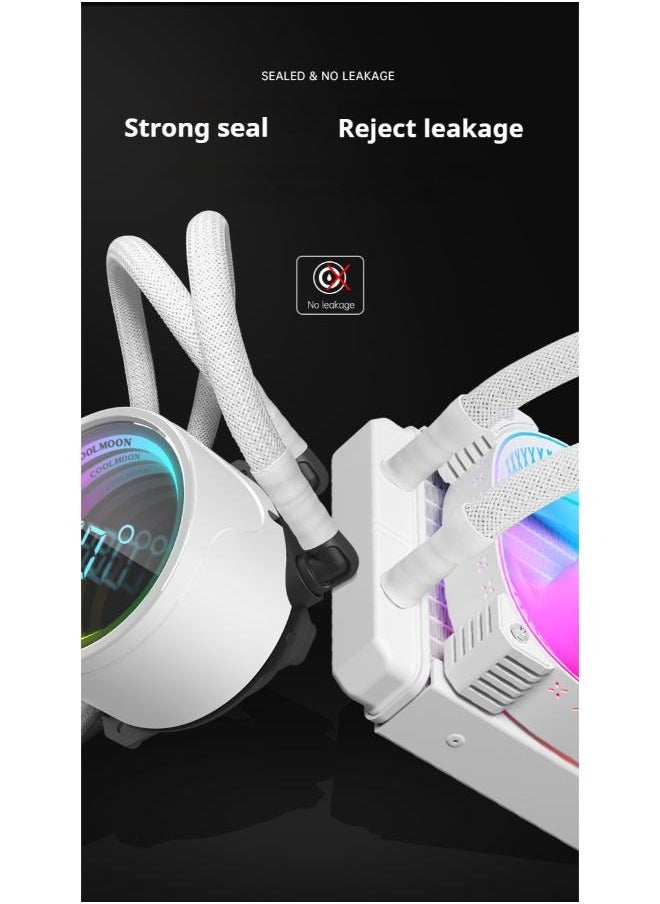 360 RGB - AIO CPU Liquid Cooler - 360mm Radiator - F360 RGB Core Fan - Customizable 2.72" IPS LCD Turbine Pump - Intel® LGA 1700, 1200/115X, 1851 - AMD® AM5, AM4 - Black  - Image 4