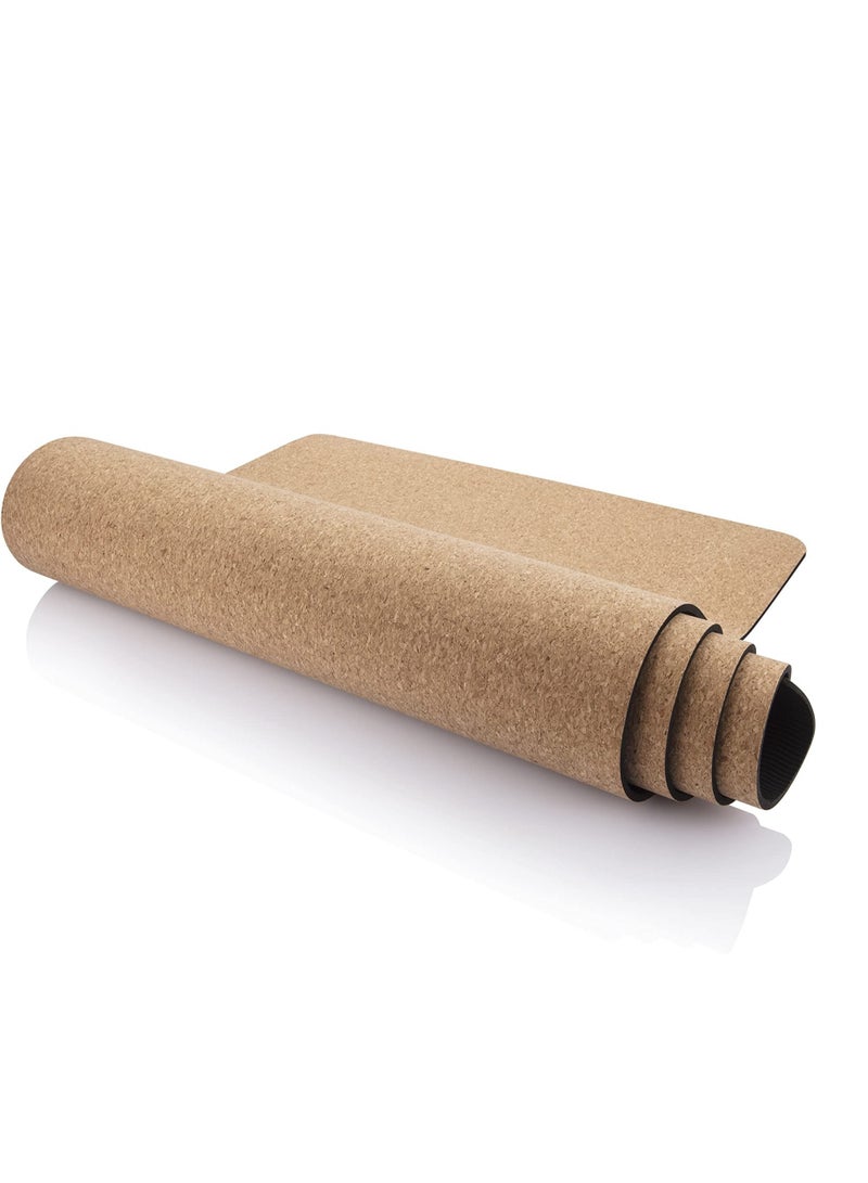 Eco-neutral Cork Yoga Mat Eco Sustainable with Cushioned Base - Image 2