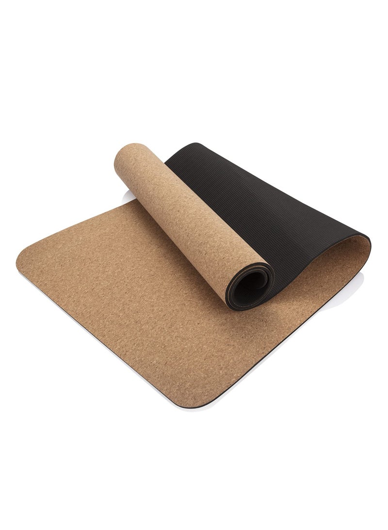 Eco-neutral Cork Yoga Mat Eco Sustainable with Cushioned Base - Image 1