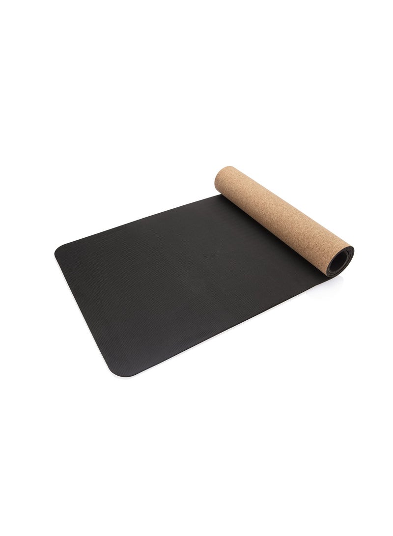 Eco-neutral Cork Yoga Mat Eco Sustainable with Cushioned Base - Image 3