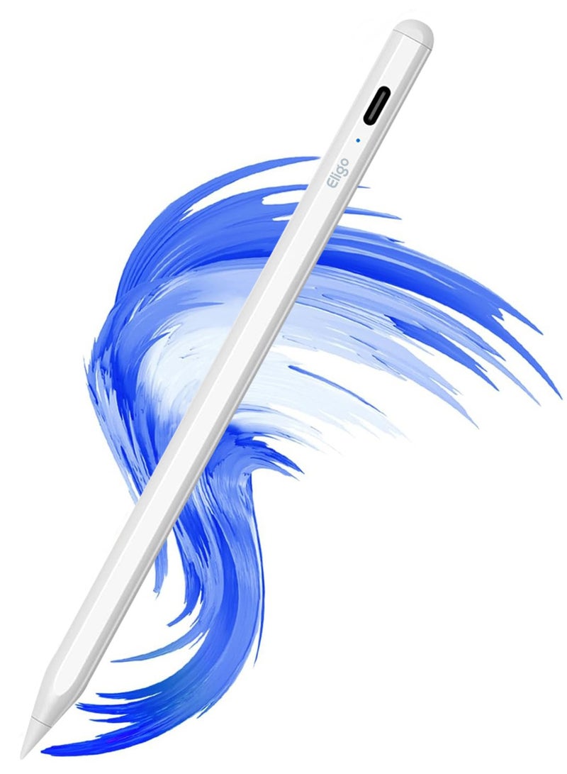 iPad Pencil for 11th  10th Generation with Palm Rejection, Stylus Pen for iPad【2018-2025 All Gen】iPad 8/9/10/11, iPad Pro 11/12.9/13-inch (M4), iPad Mini 5/6/7(A17 Pro), iPad Air 3/4/5 (M2/M3)(White) - Image 1