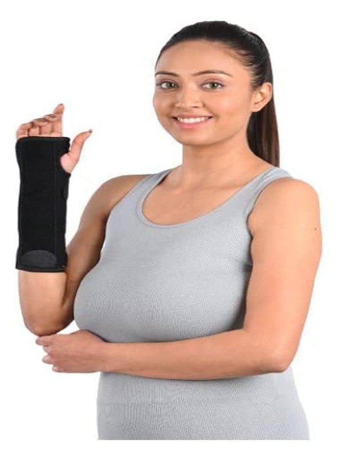 IGR جبيرة معصم مرنة من IGR، متلازمة النفق الرسغي | دعامة معصم عالمية، دعامة معصم لكسر كوليس، التواء/إجهاد المعصم - مقاس عالمي، رمادي - قطعة واحدة - Image 1