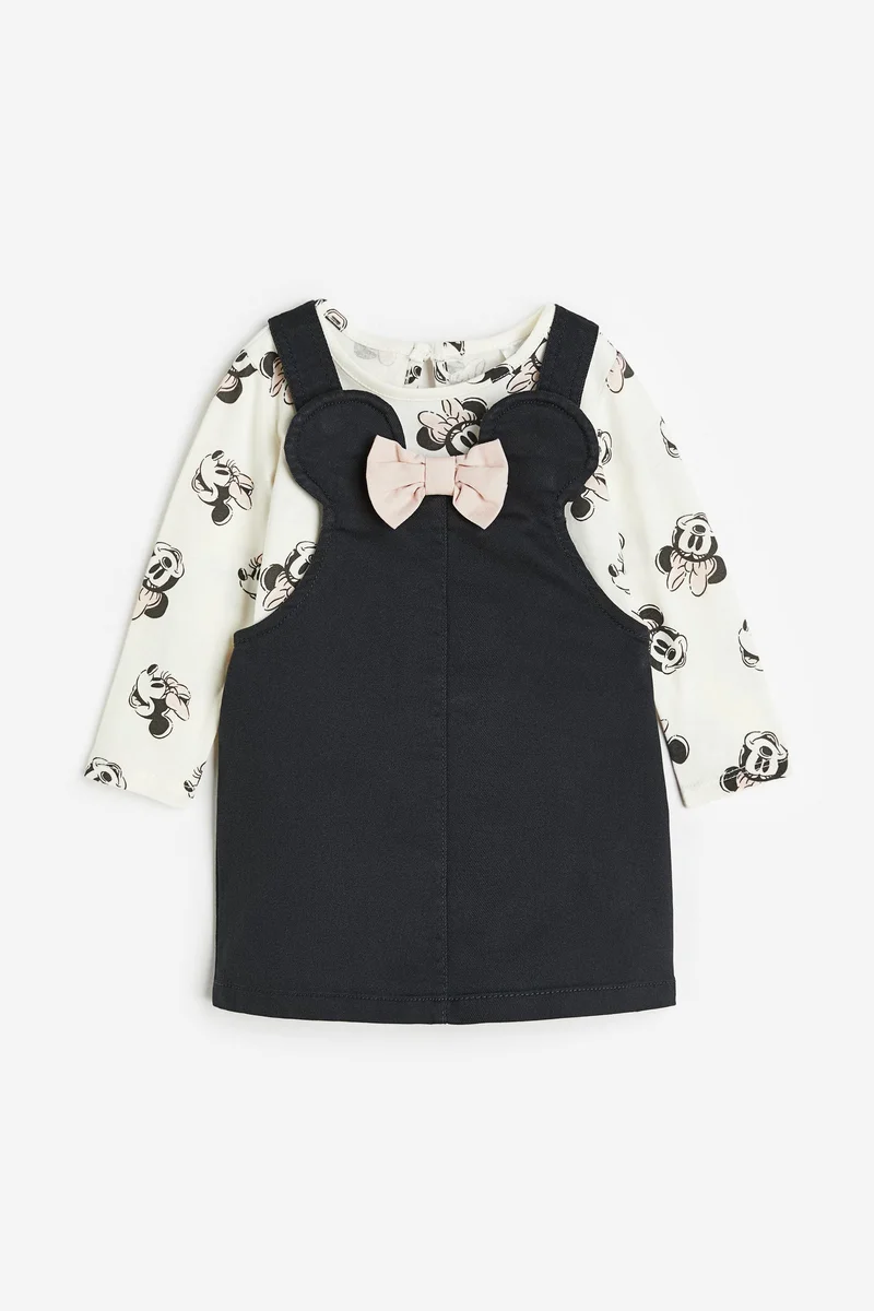 اتش اند ام طقم بلوزة وفستان - قطعتين