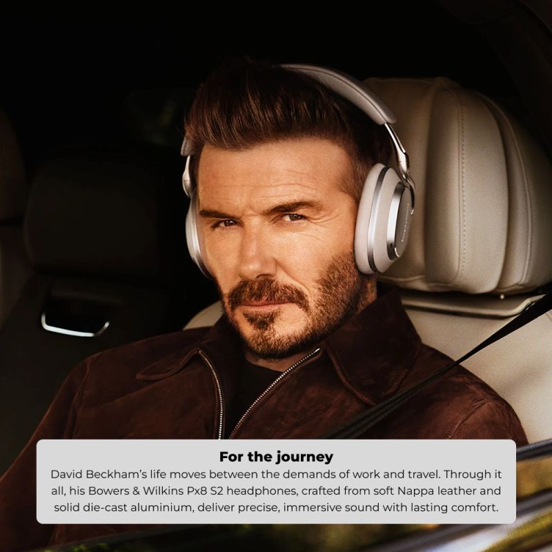 b w Bowers & Wilkins Px8 S2 Over-Ear Noise Cancelling Wireless Bluetooth Headphones, Black - Image 5
