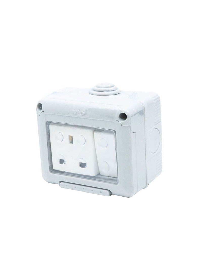 Veto مفتاح ومأخذ كهربائي مقاوم للماء 13A من فيتو - Image 3