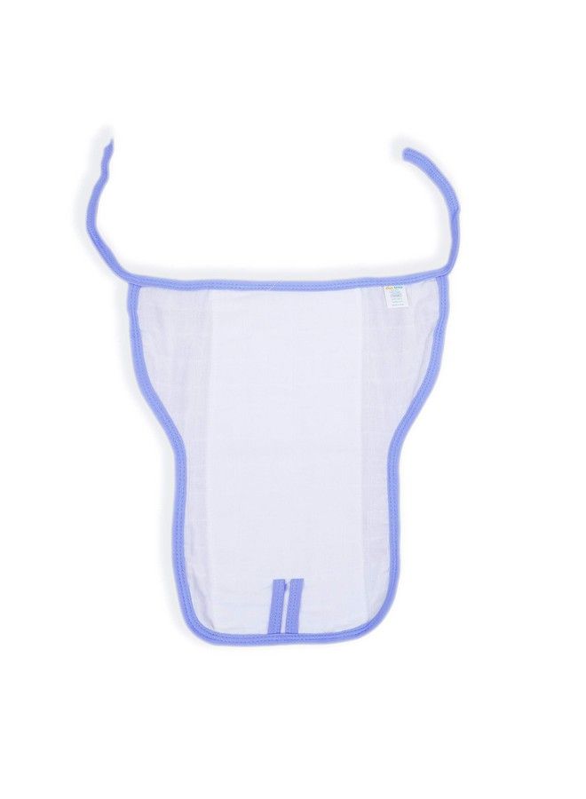 1st Step Washable And 100% Cotton Nappies (White & Blue New Born) - Image 5