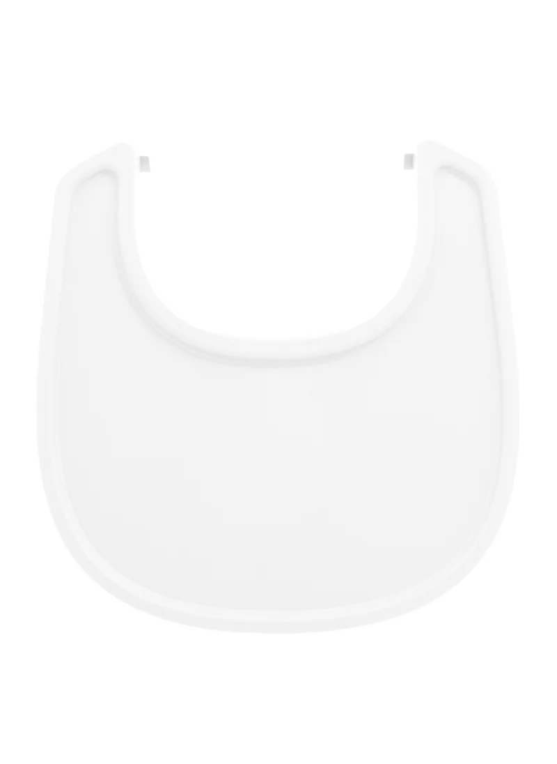 STOKKE Tray, White Design Ed Exclusively For Tripp Trapp Chair, Tripp Trapp Baby Set Convenient To Use And Clean Made With Bpa - Free Plastic Suitable For Toddlers 6 - 36 Months