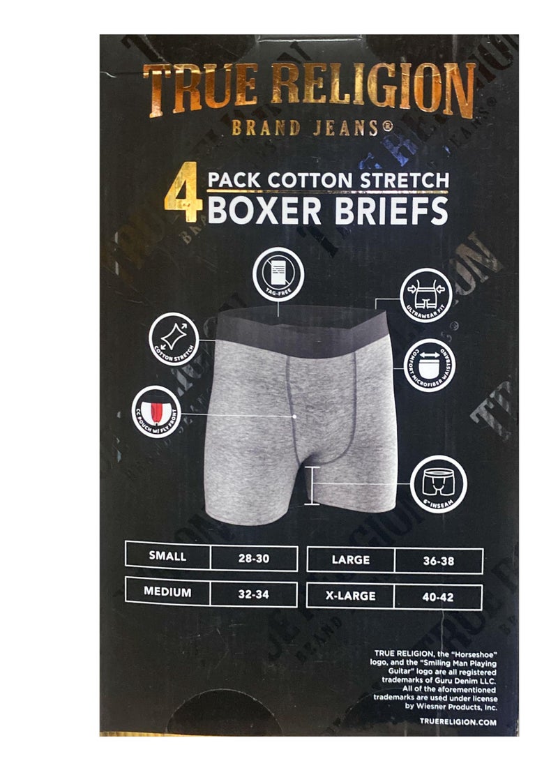 TRUE RELIGION TRUE RELIGION 4 x Boxer Briefs Cotton  - Image 1