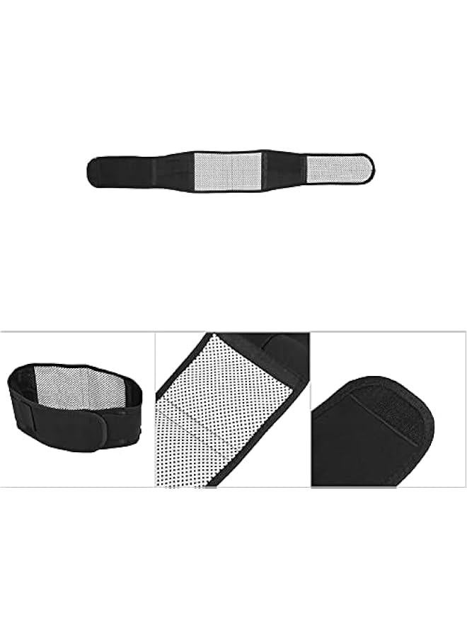 Lower Back Brace For Men And Women,Back Belt Compression Brace,Adjustable Self Heating Back Waist Support Lumbar Brace Belt,for Clavicle Support and Providing Pain Relief(L)