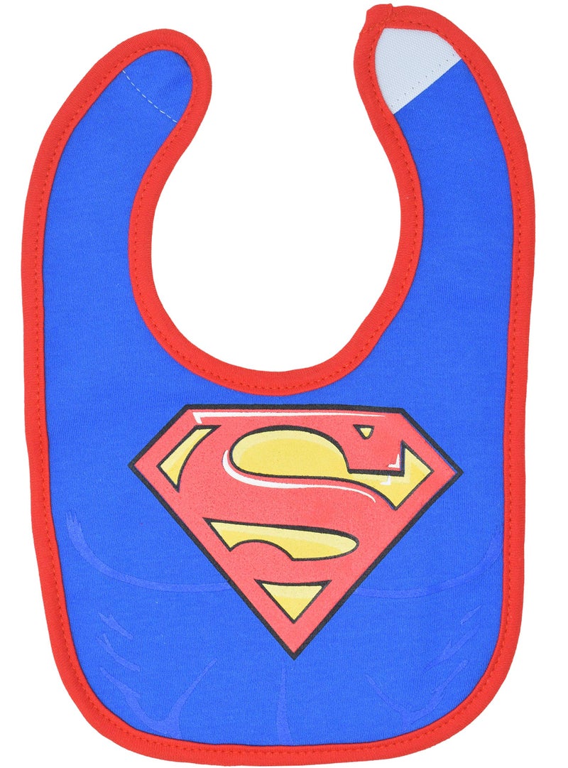 Warner Bros Justice League Baby Boys 6 Pack Bibs Superman Batman Flash Aquaman Green Lantern - Image 5