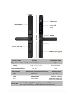 TMAS TMAS SMART LOCK finger print - password-CARD-TUYA APP  - Image 3