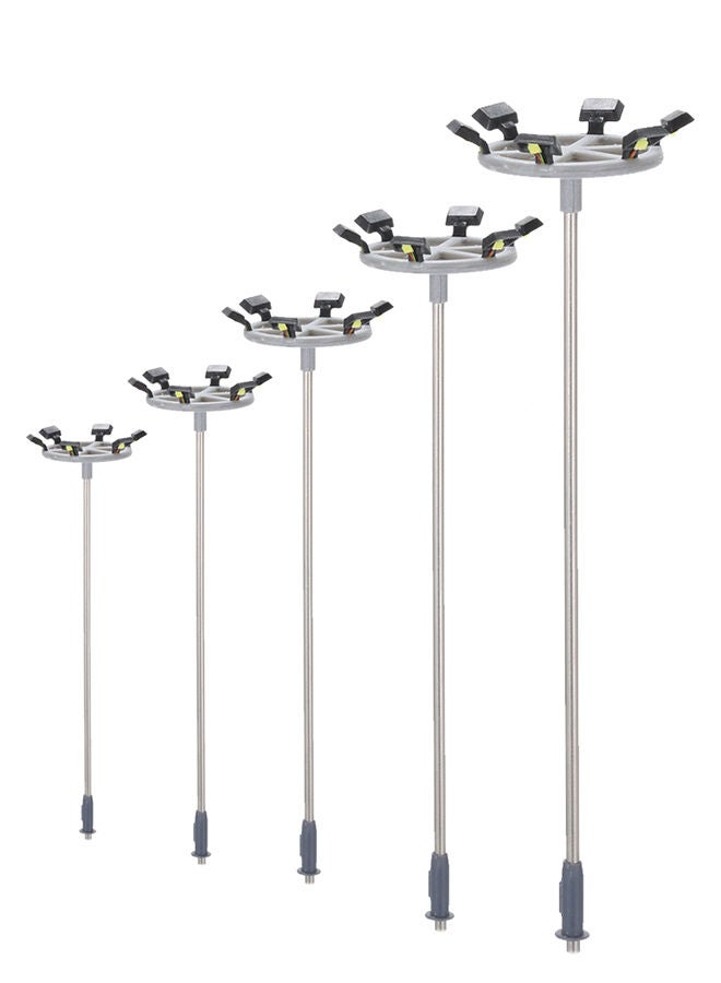NIBEMINENT 5-Piece Model Street LED Lamp Set