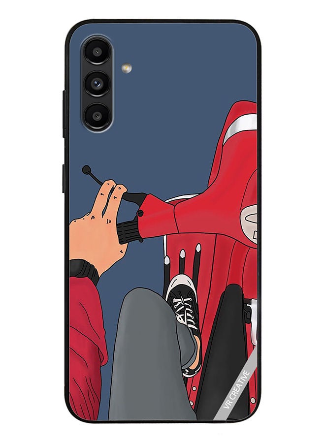 VR CREATIVE Protective Case Cover For Samsung Galaxy A13 5G Cool Bike Design Multicolour - Image 1