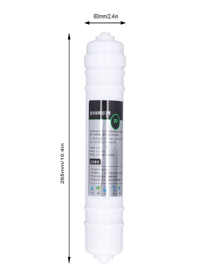 Raguso 2 Pcs Water Purifier Filter 10in PP Cotton Quick Connection Universal Water Purifier Replacement Filter For Removing Organic Matter - Image 5