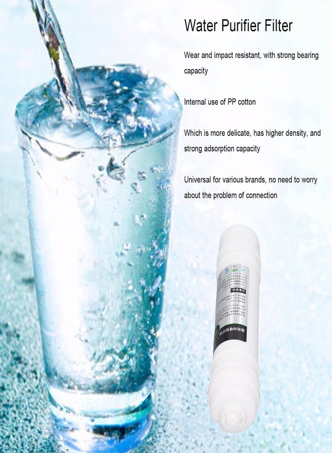Raguso 2 Pcs Water Purifier Filter 10in PP Cotton Quick Connection Universal Water Purifier Replacement Filter For Removing Organic Matter - Image 3