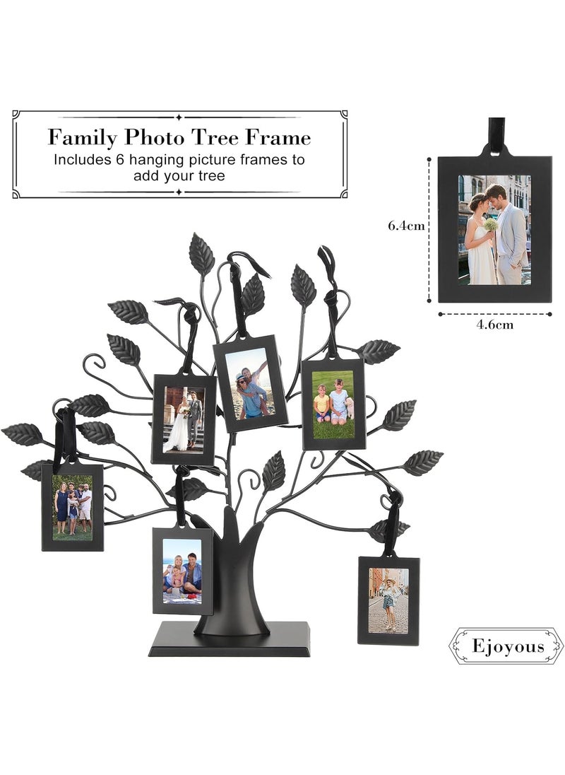 HURRISE HURRISE Family Tree Picture Frame Picture Frames Family Tree Hanging Photo Frames Christmas Hanging Picture Frame Ornaments Hanging Family Photo Frames Display Decorative Table Home Decor  - Image 4