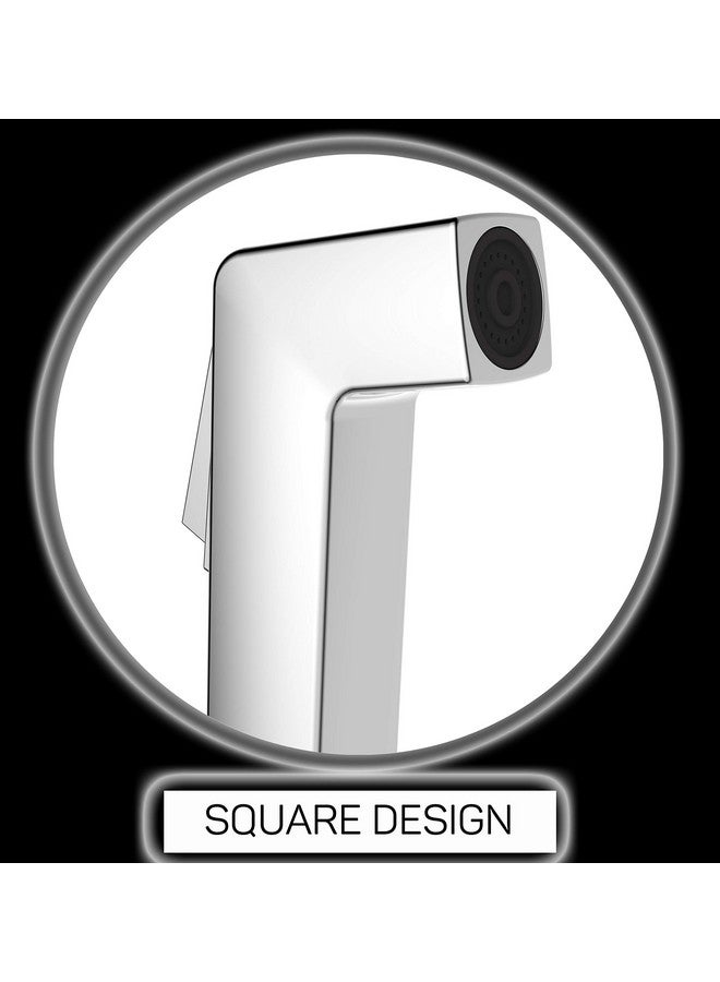Alton ALTON SHR20110 ABS Health Faucet with SS-304 Grade 1.25 Meter Hose Pipe and Wall Hook, Chrome Finish - Image 4