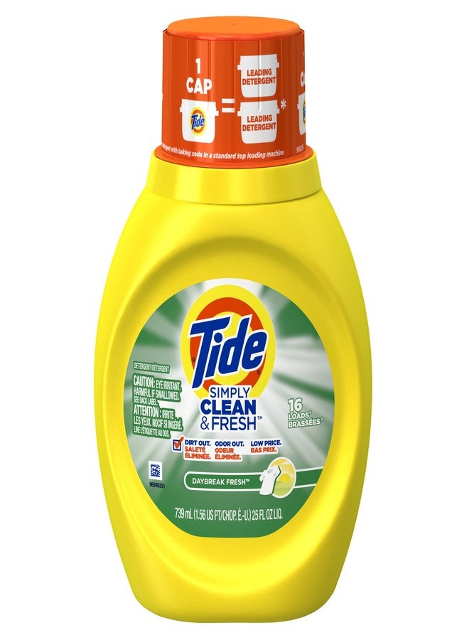 Tide Hec Simply Clean and Fresh Daybreak Liquid Laundry Detergent, 25 Ounce - Image 1