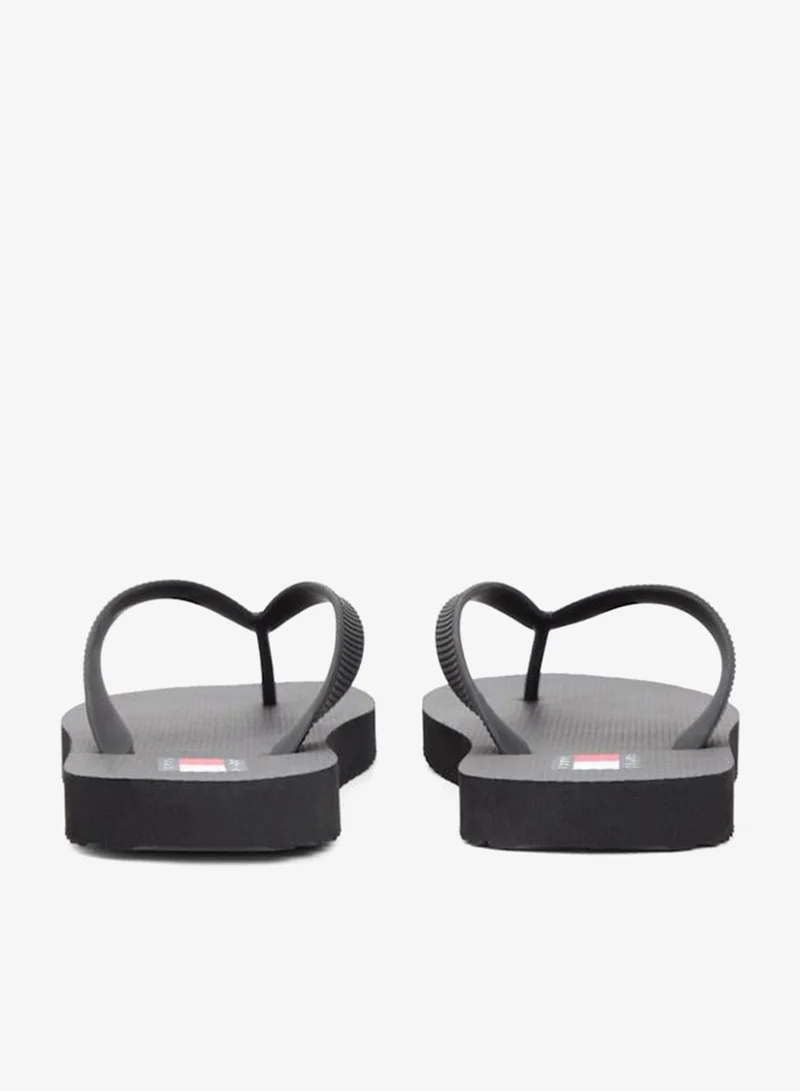 Tommy Jeans Black Logo Strap Flip-Flops for Men | Best Price UAE