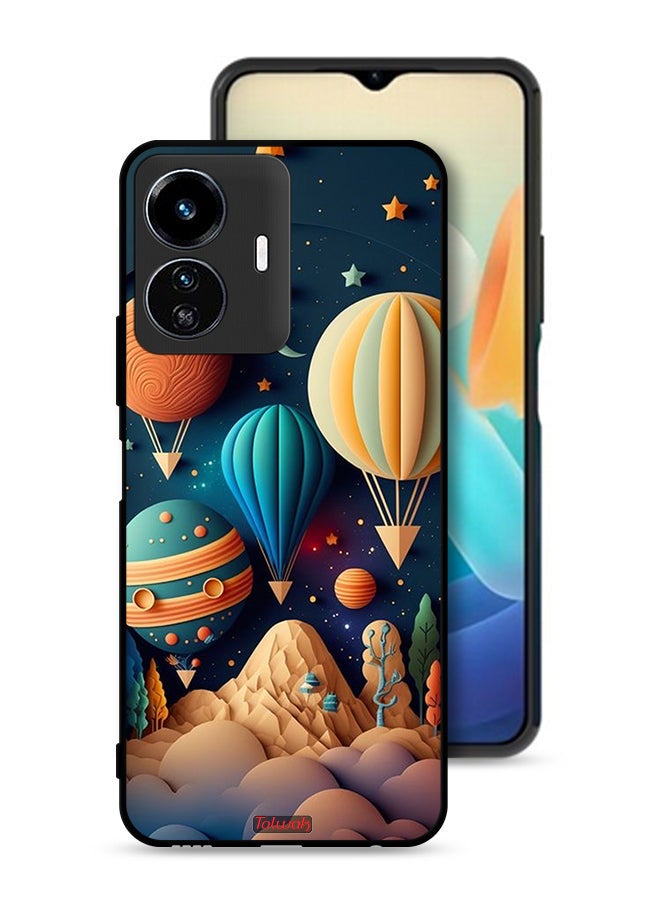 Tolwak Vivo Y77 5G Protective Case Cover Perrashut Art - Image 1