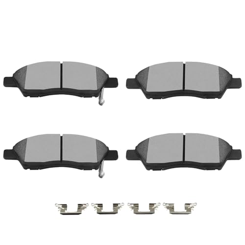 SCITOO D1592 Ceramic Brake Pads Sets Front wHardware Replacement For Nissan For Versa 20122019For Nissan For Versa Note 20142019 - Image 1