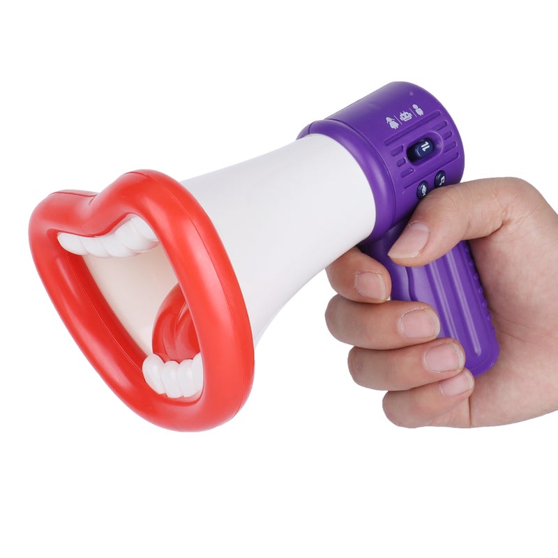 Children Voice Changer Toy Recording Laughter Voice Change Megaphone Toy Birthday Gift (White) - Image 4