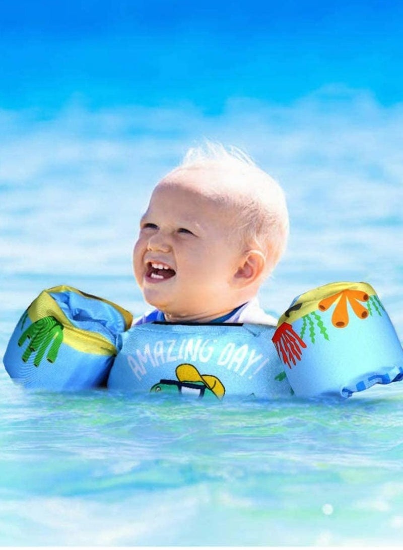 SOLARAE Swimming Float Vest for Kids Toddler Swimming Aids Arm Floaties for 2-6 Year Old, 14-25KG Learning to Swim - Image 2