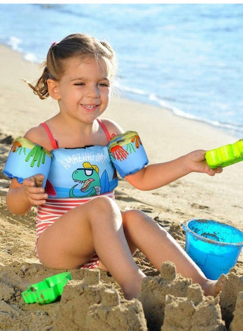 SOLARAE Swimming Float Vest for Kids Toddler Swimming Aids Arm Floaties for 2-6 Year Old, 14-25KG Learning to Swim - Image 3