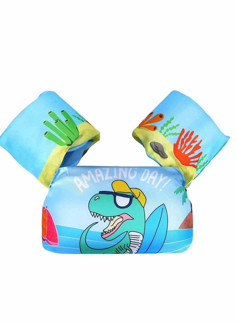 SOLARAE Swimming Float Vest for Kids Toddler Swimming Aids Arm Floaties for 2-6 Year Old, 14-25KG Learning to Swim - Image 1
