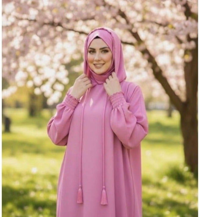 AMYAE One Piece Islamic Prayer with Long Sleeve Hoodi Style - Prayer Clothes for Women - Namaz Prayer Dress Abaya For Women - Jilbab 1 Piece Umrah essentials for women - Prayer set Salah Dress, Namaz Wear Multi Colors - Image 2