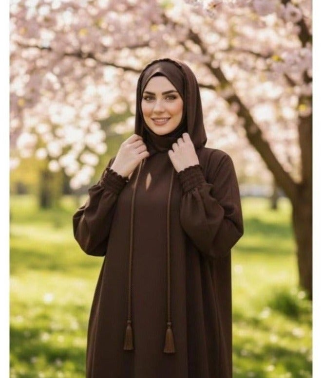 AMYAE One Piece Islamic Prayer with Long Sleeve Hoodi Style - Prayer Clothes for Women - Namaz Prayer Dress Abaya For Women - Jilbab 1 Piece Umrah essentials for women - Prayer set Salah Dress, Namaz Wear Multi Colors - Image 3