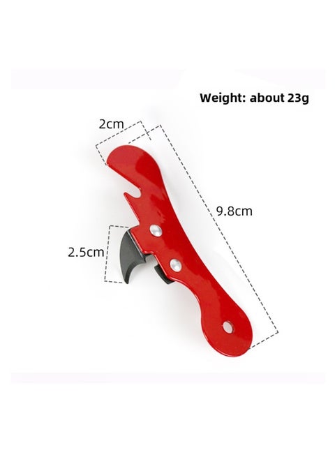 1 x 5 pcs Versatile Can Opener Parrot Design with Custom Logo Bulk Red Parrot Can-opener * 45 *