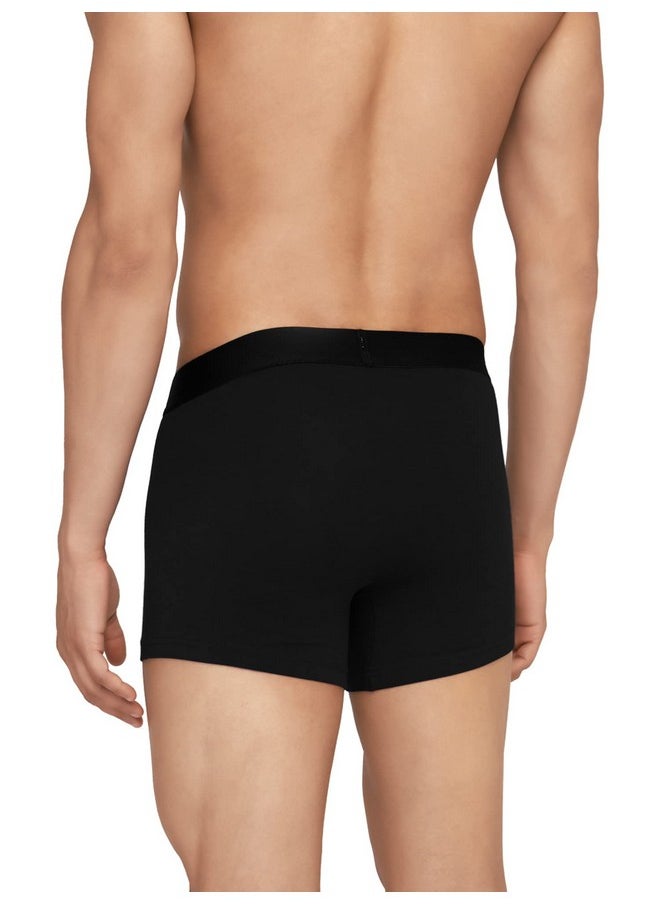 XYXX XYXX Cotton Regular Solid (Pack of 2) (Aero Trunks for Men Combo Black Iris_XL)  - Image 3