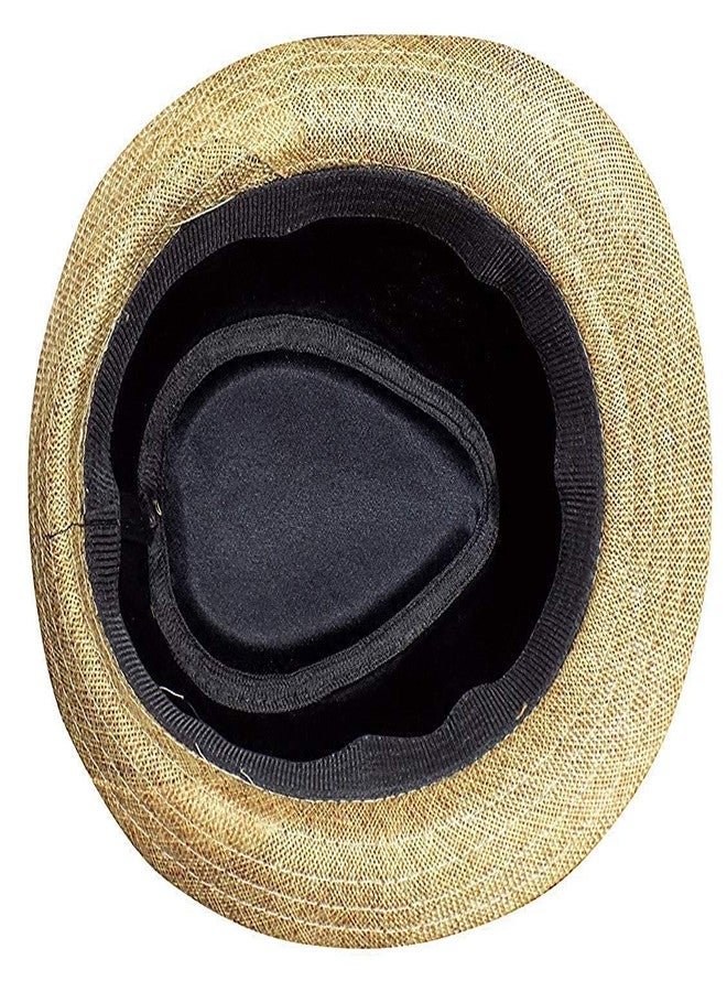 Niue Combo of 2 Pcs Fedora Hat for Men and Women (Black-Beige)-(Pack of 02) - Image 3