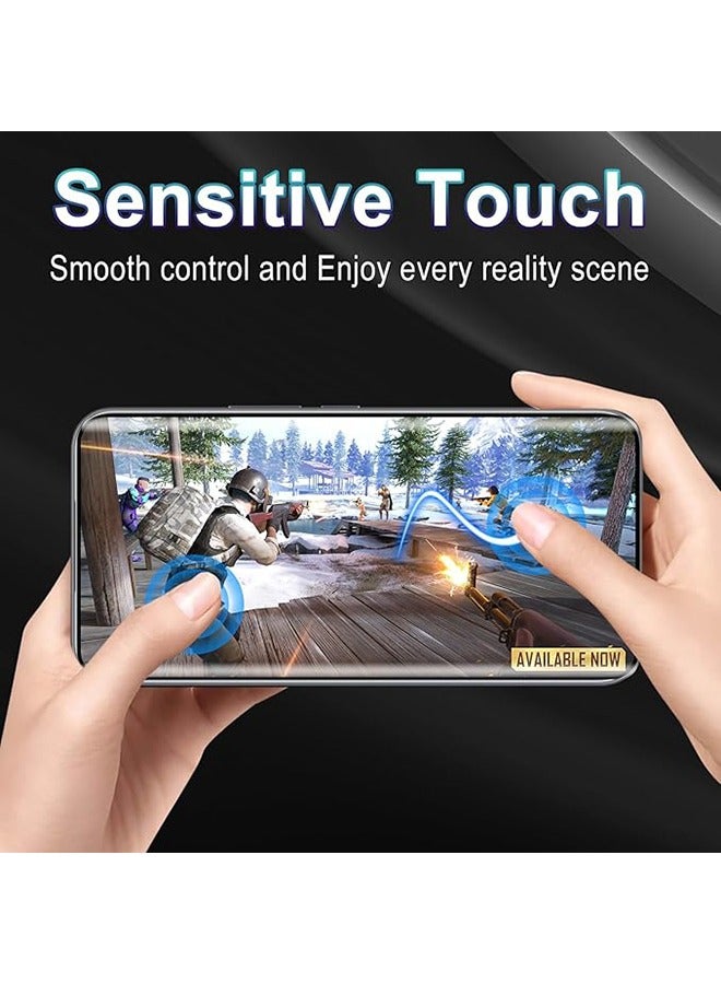 2 Pcs Honor 400 Pro 5G Screen Protector, With 2 Pcs Camera Protective Film, 9H Tempered Glass Screen Protector for Honor 400 Pro 5G, Full Coverage Bubble-Free Tempered Film, Anti-Scratch Film (Edge Adhesive) - Image 4