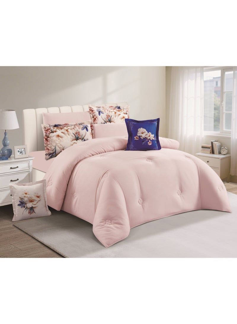 أورز طقم لحاف من هورس بحشوة نفر 4قطع مشجر Sheila-01 - Image 2