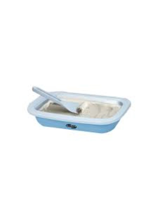 BM SATELLITE Home Soft Serve Ice Cream Maker and Ice Cream Cone Maker, Homemade Ice Cream Roll Machine with Rapid Freezing Gel Plate and 2 Mixing Spatulas, No Ice or Salt Required - Image 3